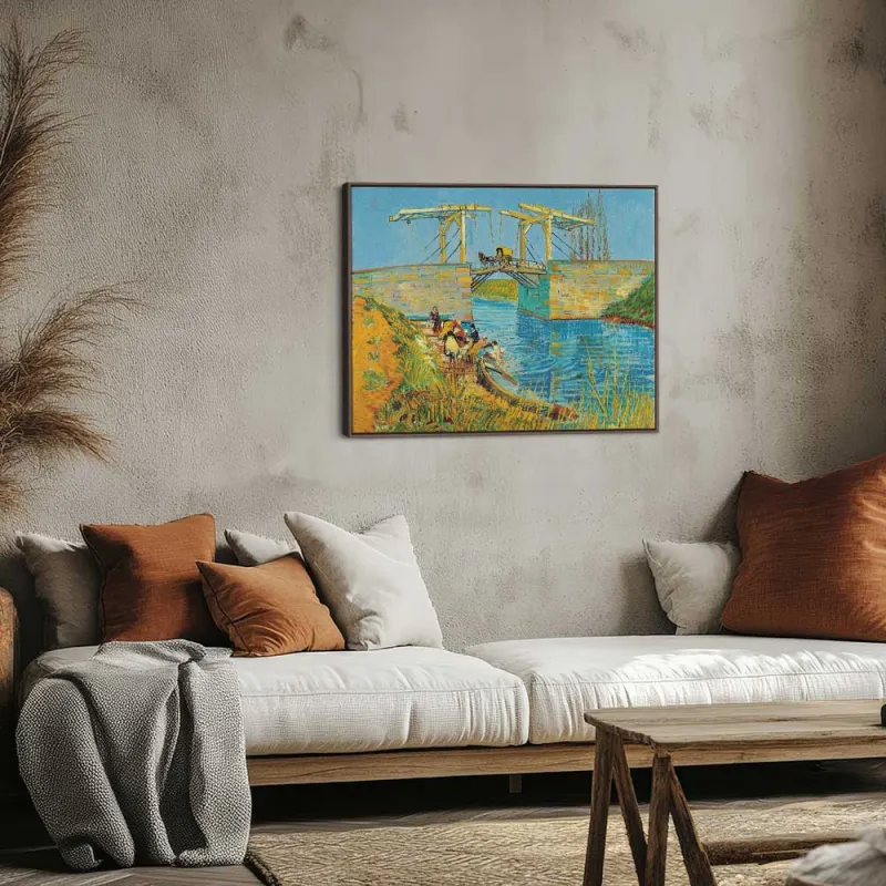 Cuadro "El Puente de Langlois" de Vincent van Gogh