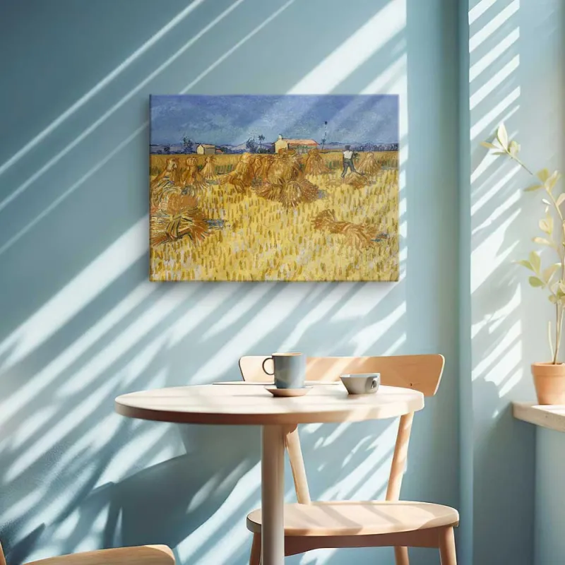 Cuadro "La Cosecha en Provenza" de Vincent van Gogh