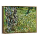 Cuadro "Troncos de Árboles en la Hierba" de Vincent van Gogh