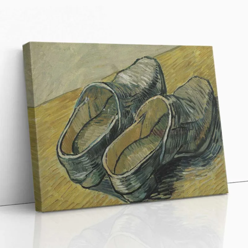 Cuadro "Un par de zuecos de cuero" de Vincent van Gogh