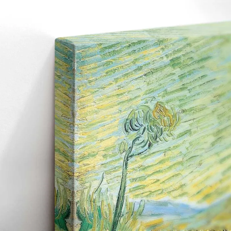 Cuadro "Trigal con Segador" de Vincent van Gogh