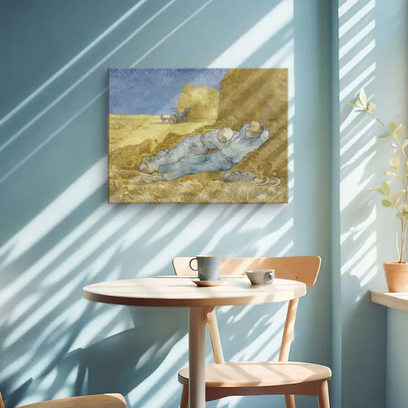 Cuadro "La Siesta" de Vincent van Gogh