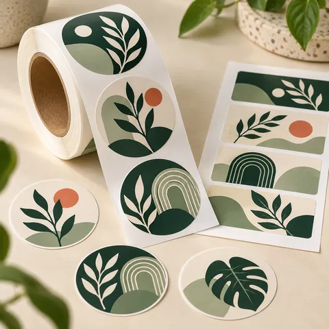 Stickers y etiquetas — imagen ilustrativa