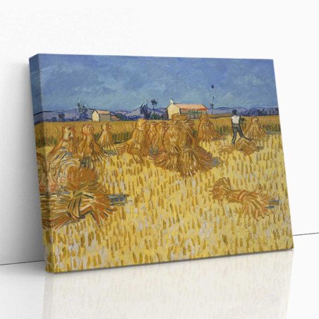 Cuadro "La Cosecha en Provenza" de Vincent van Gogh