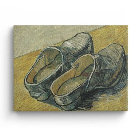Cuadro "Un par de zuecos de cuero" de Vincent van Gogh