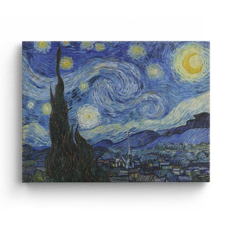 Cuadro "La Noche Estrellada" de Vincent van Gogh