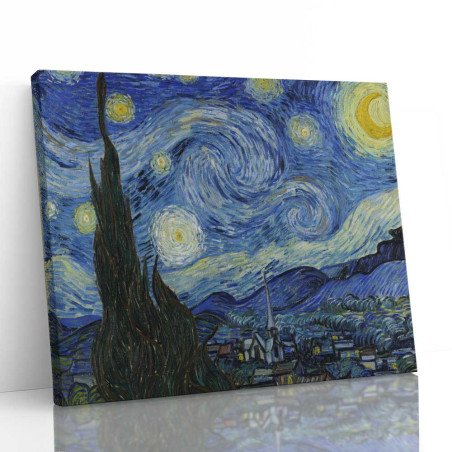 Cuadro La Noche Estrellada de Van Gogh - Lienzo Artístico | Ruta Digital