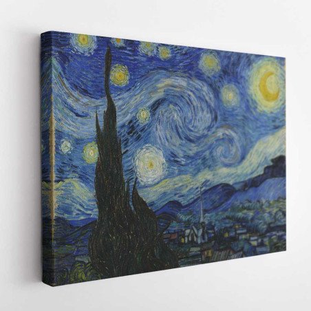 Cuadro La Noche Estrellada de Van Gogh - Lienzo Artístico | Ruta Digital